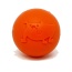 Orange - SP Smile Ball Ultra Durable Synthetic Rubber Chew Toy & Floating Retrieving Toy  - Medium