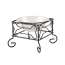 YML Wrought Iron Stand with Single Stainless Steel Feeder Bowl - Small
