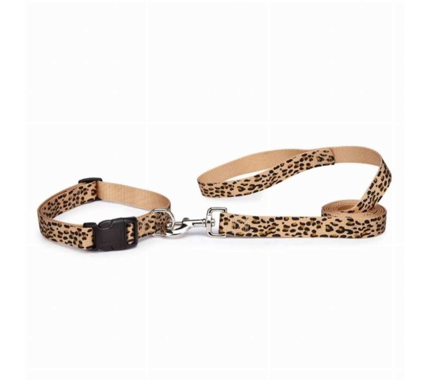 Cheetah - CC Animal Print Lead 6Ftx1In Cheetah - 6ft x 1in