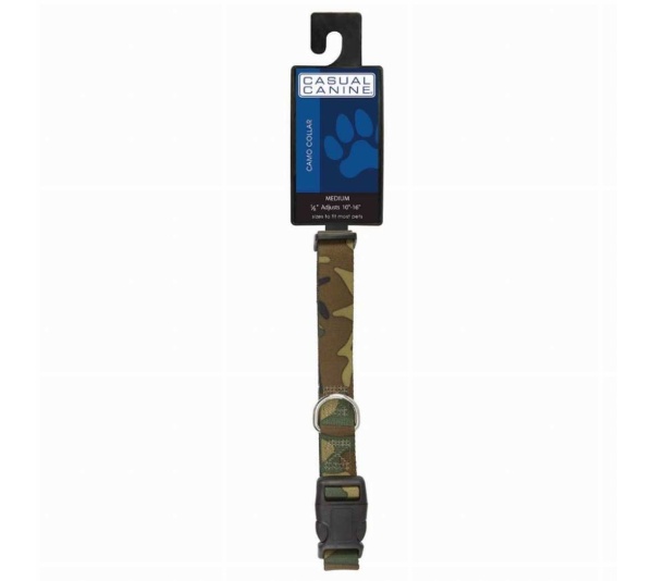 Green - CC Camo Collar 10-16In Grn