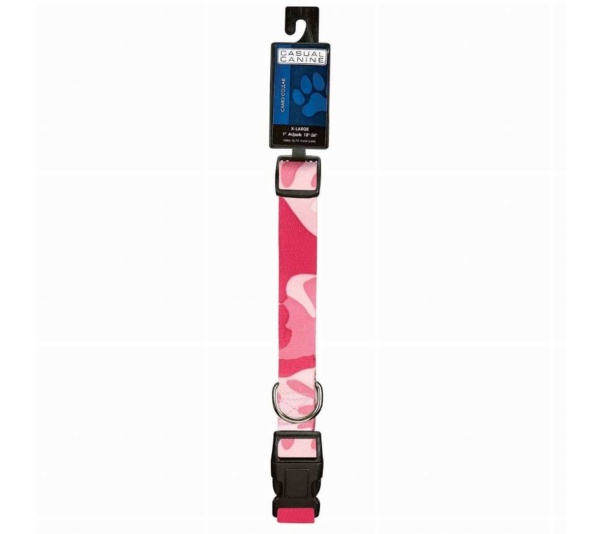 Pink - CC Camo Collar 18-26In Pnk