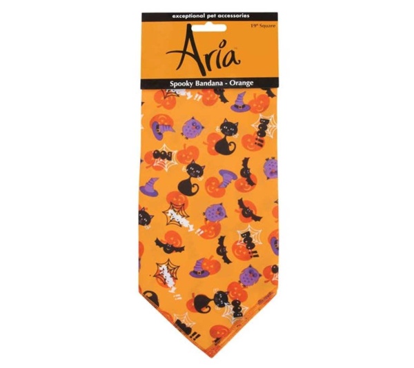 Orange - AR Spooky Bandana Org