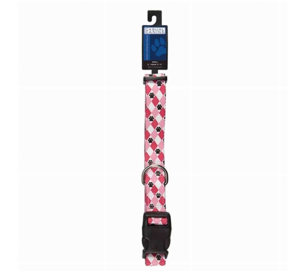 Pink - CC Patterns Collar Argyle 10-16In Pnk - 10-16in