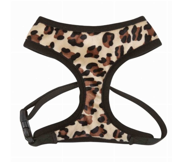 Leopard - CC Plush Print Harness L Leopard - Large