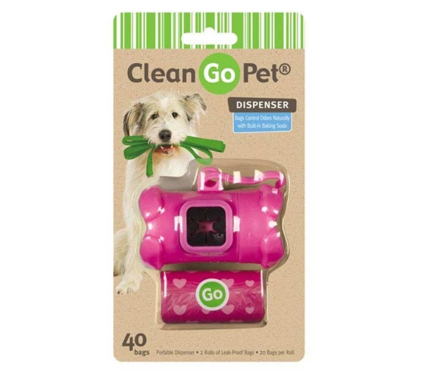 Pink - CG Bone Waste Bag Holder Pnk