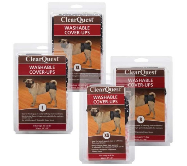 Black/Pink - CQ Washable Cover-Up M 2Pk Blk/Pnk - Medium