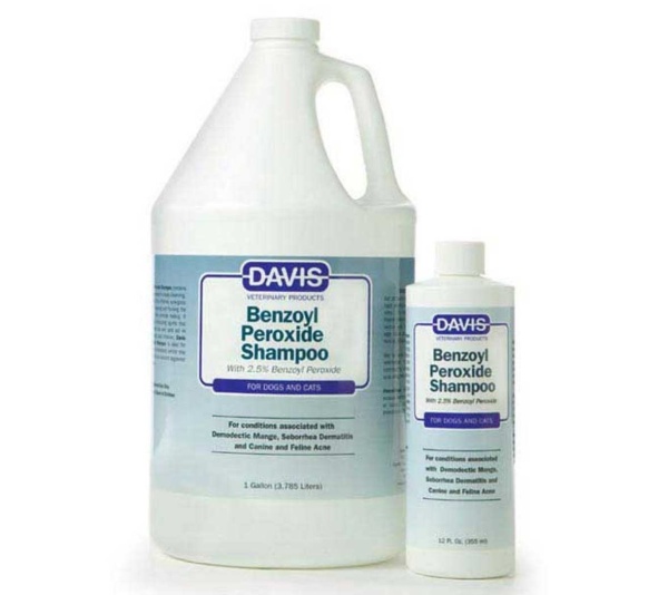 Davis Benzoyl Peroxide Shamp 2.5% 12oz - 12oz