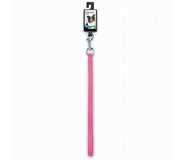 Neon Pink - DGR 1/2in Nylon Lead 48in Neon Pink - 48in