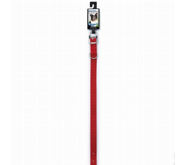 Red - DGR 3/4in Nylon Collar 16in Red - 16in