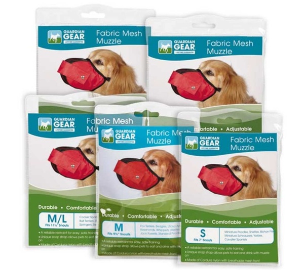 Red - GG Fabric Mesh Muzzle XL Red - XL