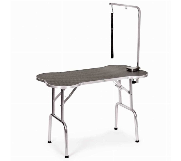 Black - ME Bone Shaped Folding Table 45In Blk - 45in