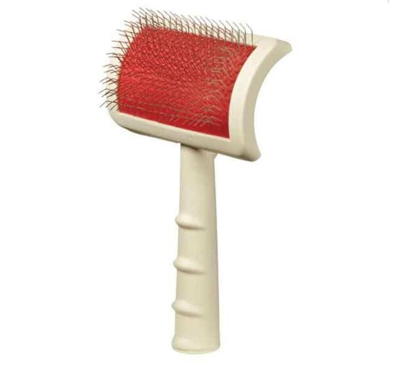 White - MG Universal Slicker Brush L Wht - Large