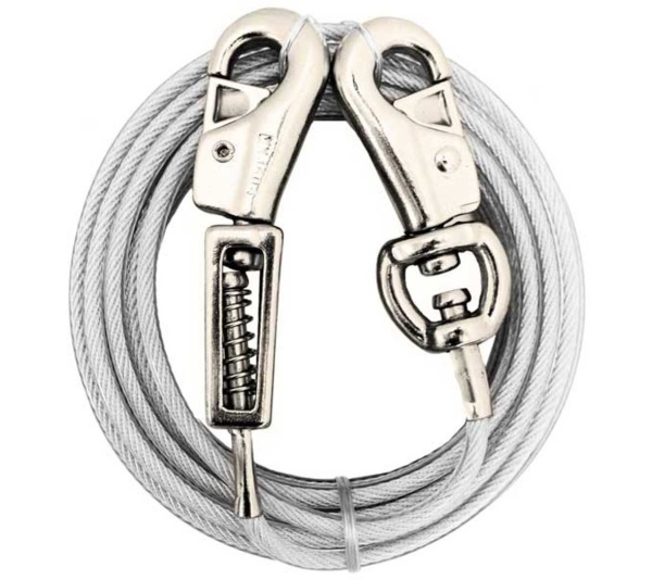 Prestige 20ft XL Dog Tie-out w Spring - 20ft