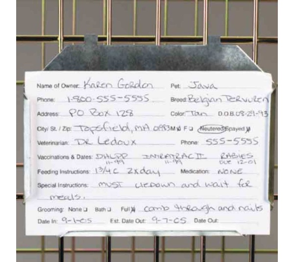 PS Metal ID Card Holders 4x6In - 4x6in