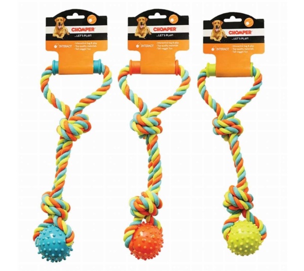 CHP Rope Tugger w/ Spike Ball & Handle
