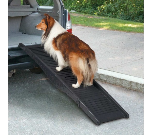 Black - CR Tri-Fold Vehicle Pet Ramp Blk