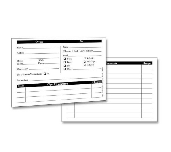 Customer Profile Cards 4x6In 50Pk