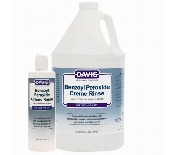 Davis Benzoyl Peroxide Creme Rinse12oz - 12oz