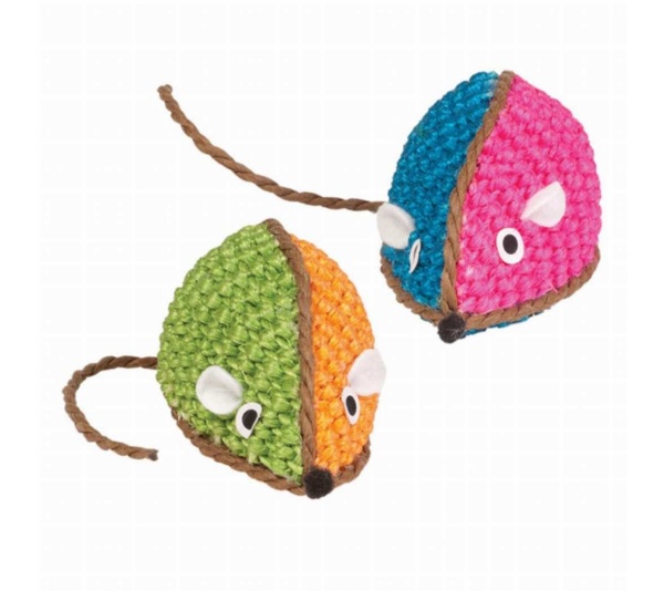 KB Two Toned Raffia Mouse