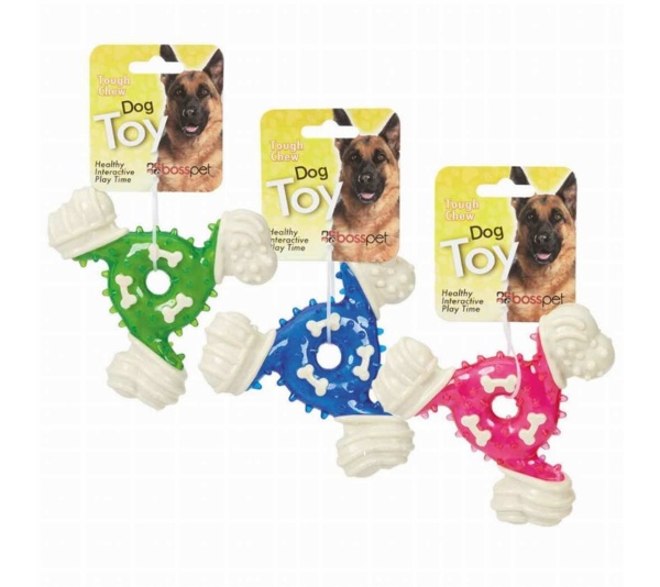 Mighty Triangle Dog Toy Tpr