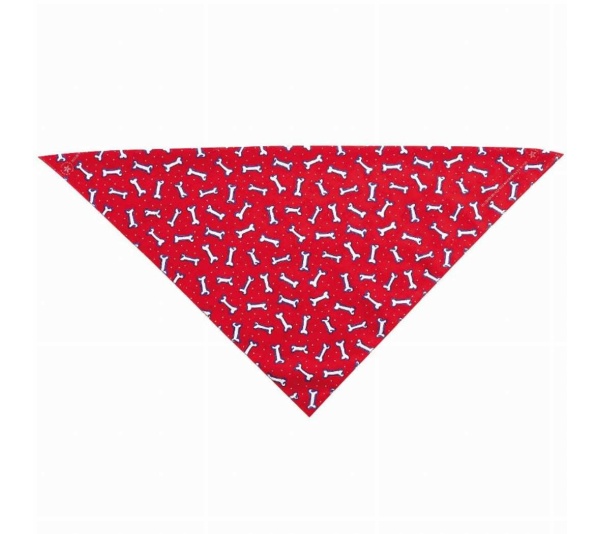 Red - TP Bandana Tossed Bones Red