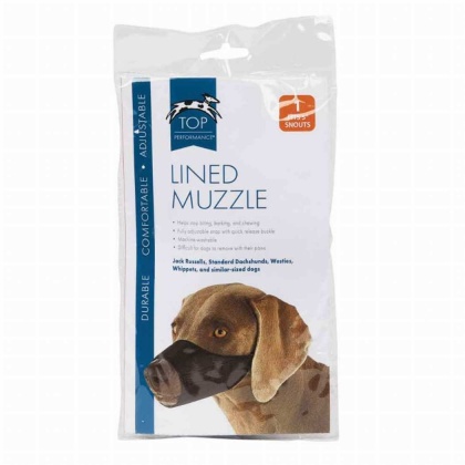 TP Lined Nylon Muzzle 5In Snout Sz 1 - 5In Snout Sz 1