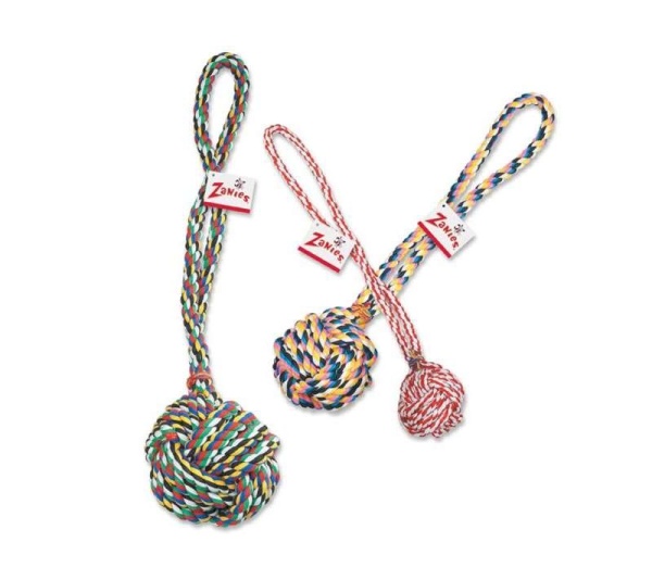 Multi - ZA Monkeys Fist Knot Rope 17In Mul - 17in