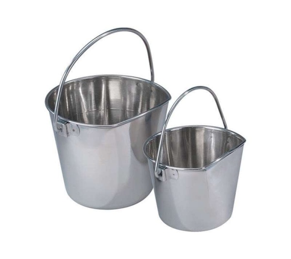 PS Stainless Flat Sided Pail 2Qt - 2Qt