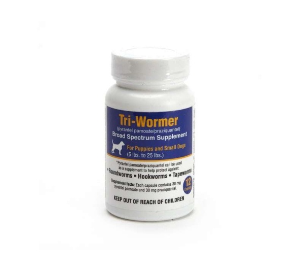 TriWormer Sm Dog Under 25 2ct