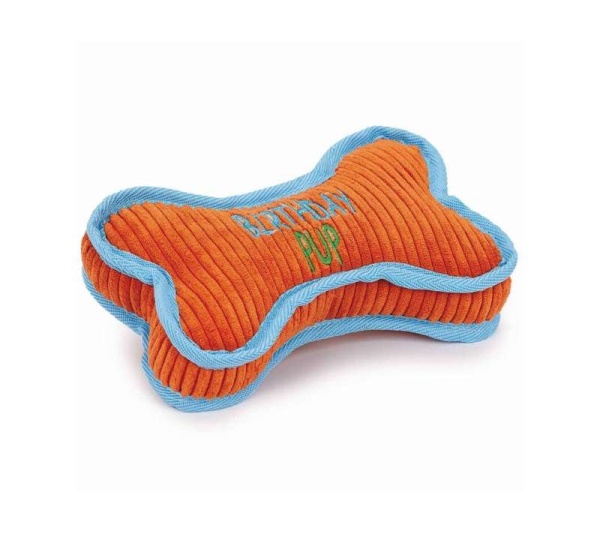 Orange - ZA Birthday Pup Corduroy Bone Org