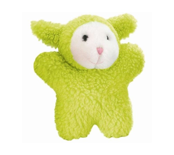 Green - ZA Cuddly Berber Baby Lamb 8In Grn