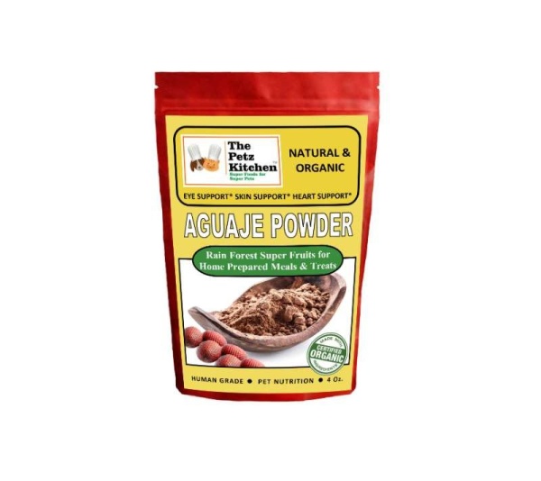 Aguaje Powder - Eye, Skin & Heart Support* The Petz Kitchen Dog & Cat Holistic Super Foods* - 4 Oz.