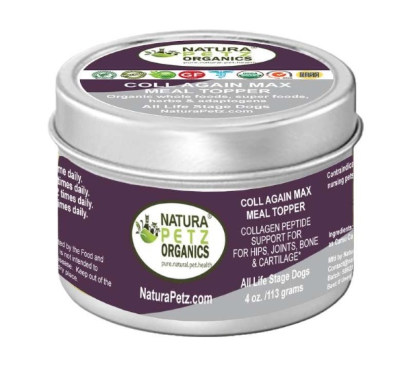 Coll Again Max Collagen Peptide Support Meal Topper* Hips, Joint, Bone & Cartilage Support* Dogs & Cats* - DOG Meal Topper - Turkey Flavored