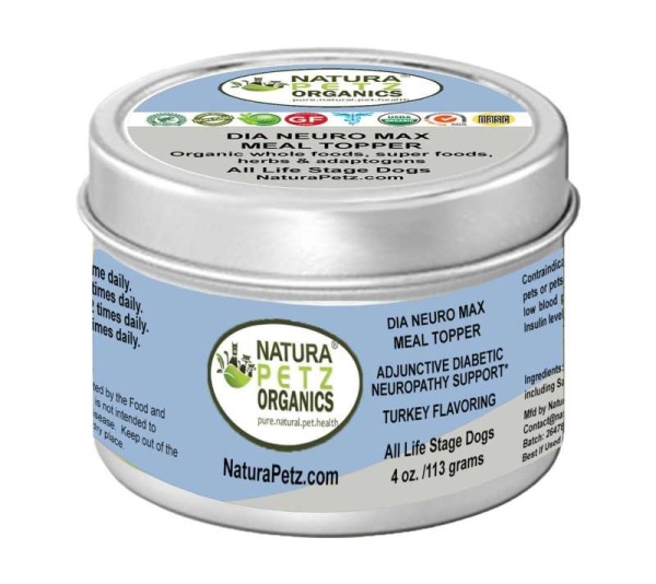 Dia Neuro Max Meal Topper* Adjunctive Diabetic Neuropathy Support* For Dogs & Cats - DOG 4 Oz. /