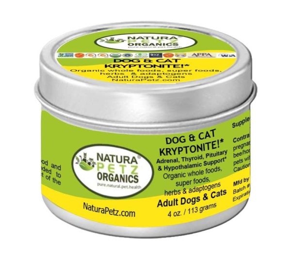 Dog And Cat Kryptonite Meal Topper - Adrenal, Thyroid, Pituitary & Hypothalamic Support* - DOG /4 Oz.
