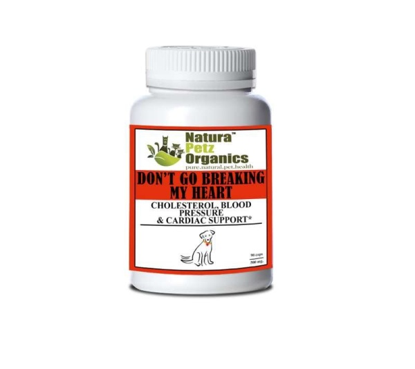Don'T Go Breaking My Heart Cholesterol, Blood Pressure & Cardiac Support* - DOG/ 90 caps / 500 mg.
