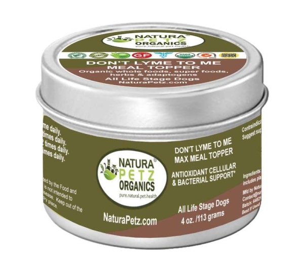 Don'T Lyme To Me Max Meal Topper* Antioxidant Cellular & Bacterial Support* Dogs & Cats* - DOG 4 Oz