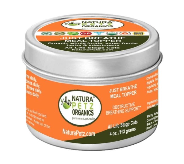 e Obstructive Breathing Support* Meal Topper For Dogs And Cats* - CAT 4 Oz