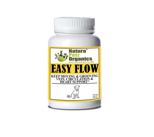 Easy Flow Keep Moving & Grooving - Vein, Circulation & Heart Support* - DOG / 250 caps /  500 mg