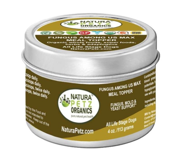 Fungus Among Us Max Meal Topper - Fungus,  Mold & Yeast Support* Dogs Cats - 4 Oz. Dog