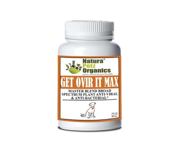Get Ovir It Max* Master Blend Broad Spectrum Plant Anti Viral Anti Bacterial For Dogs And Cats* - DOG - 250 caps / 500 mg.