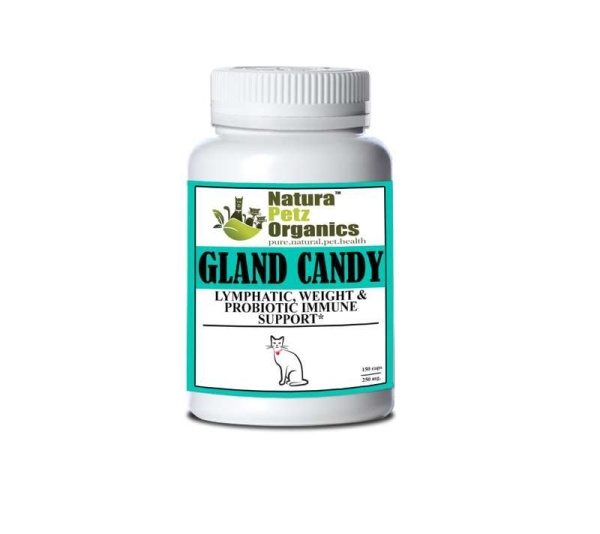 Gland Candy Omega 3 & 6 Lymphatic, Weight & Probiotic Immune Support * - CAT/ 150 caps / 250 mg