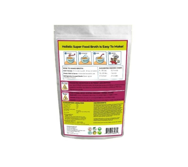 Goats Milk + Bone Broth Base Max* Joint, Skin & Coat Support Broth* The Petz Kitchen Dog & Cat