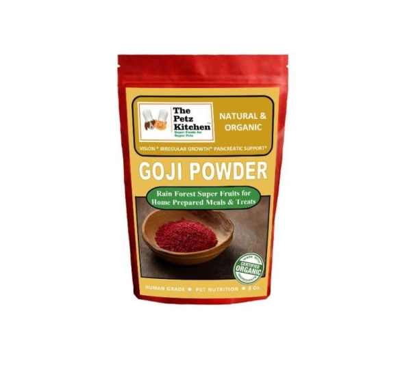 Goji Powder - Vision, Irregular Growth & Pancreatic Support* The Petz Kitchen - 8 Oz.