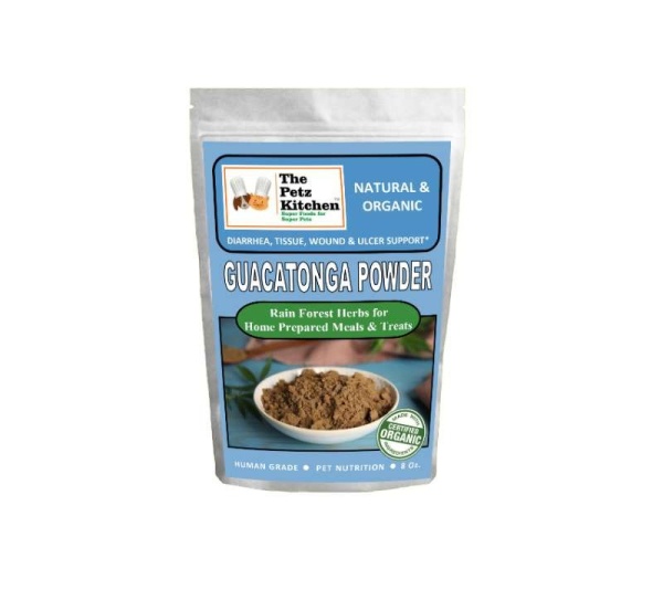 Guacatonga Powder - Diarrhea, Tissue, Wound & Ulcer Support* The Petz Kitchen Dog Cat - 4 Oz. Bag