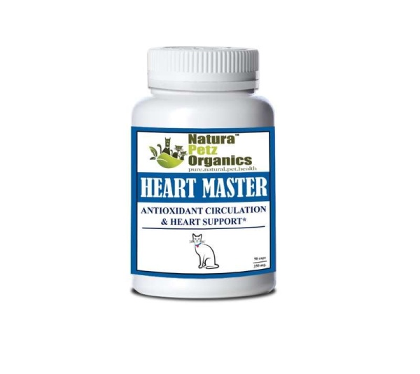 Heart Master Max Antioxidant Master Blend Heart & Circulation Support* Dogs Cats - CAT 90 caps - 250 mg. Size 3