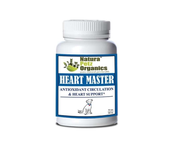 Heart Master Max Antioxidant Master Blend Heart & Circulation Support* Dogs Cats - DOG 150 caps - 500 mg. Size 1 Capsule