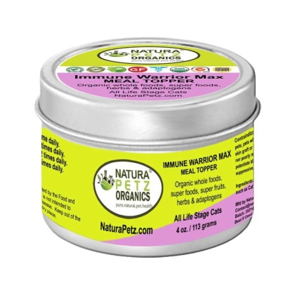 Immune Warrior Max Meal Topper* Master Blend Immune Regulator & Anti-Inflammatory Support* For  Dogs & Cats - 2 oz/Cat
