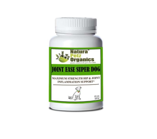 Joint Ease Max Super Dog Super Cat Maximum Strength Hip Joint & Inflammation Support* - DOG / 250 caps / 600 mg