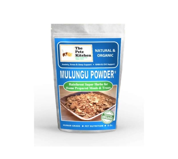 Mulungu Powder - Anxiety Stress Sleep Gaba & Cns Support* The Petz Kitchen - Organic Human Grade Ingredients For Home Prepared Meals & Treats - 8 Oz